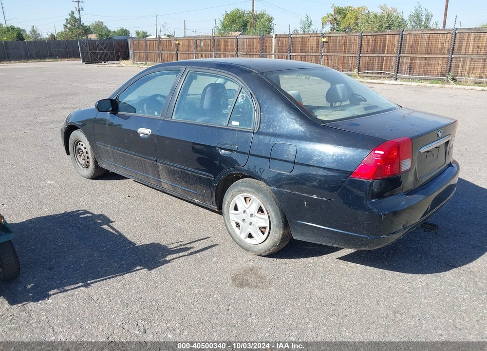 2003 HONDA CIVIC LX VIN: 2HGES15583H599502