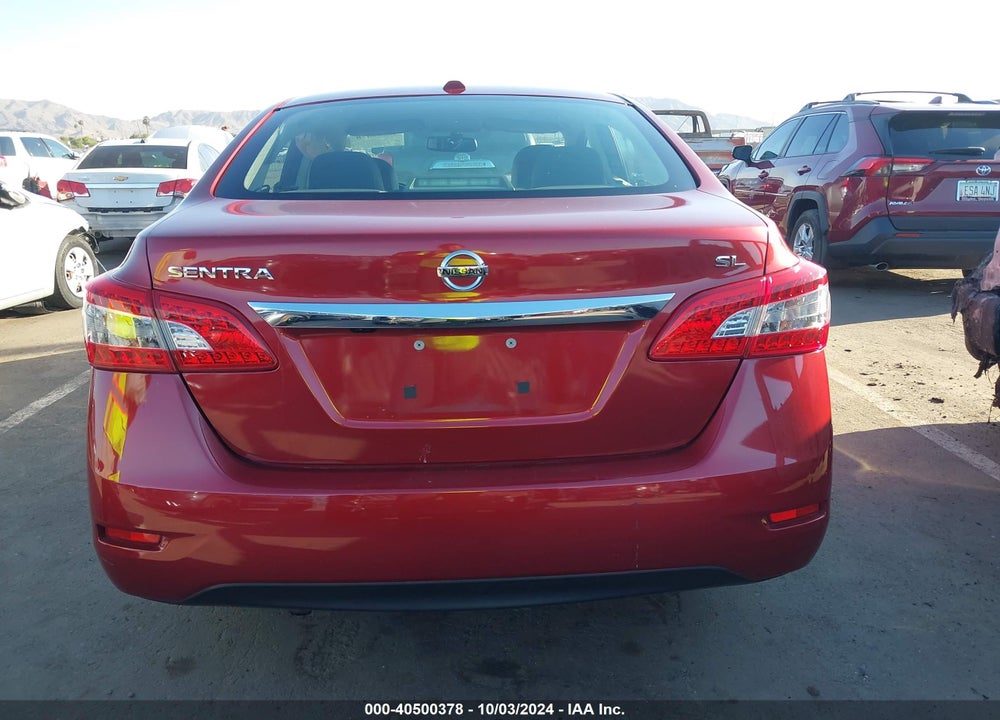 2015 NISSAN SENTRA SL VIN: 3N1AB7AP1FY296683