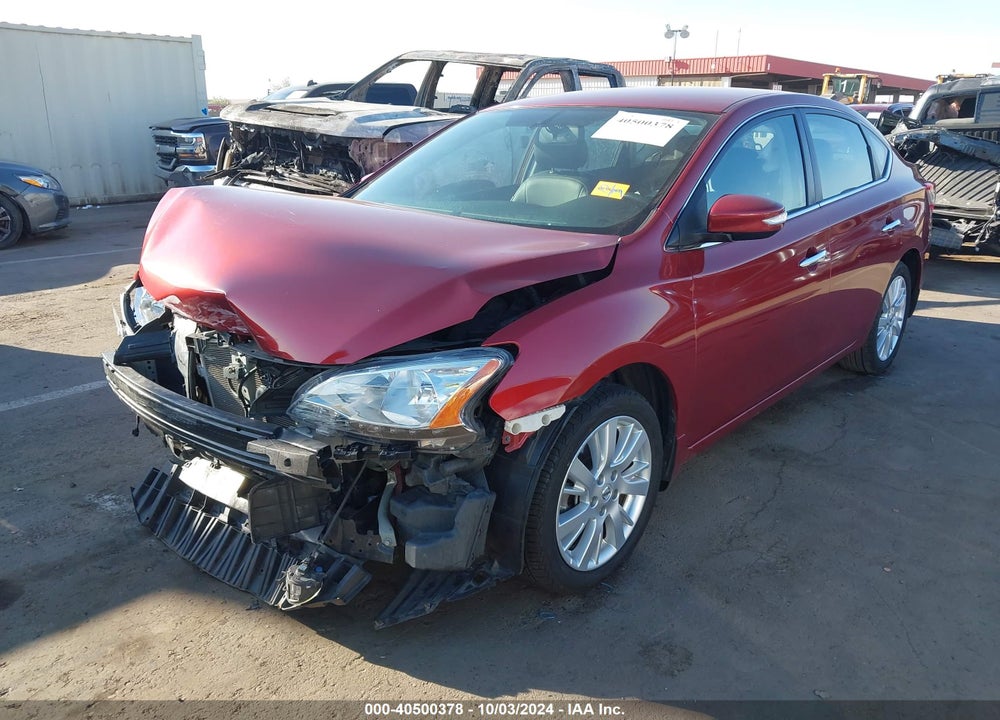 2015 NISSAN SENTRA SL VIN: 3N1AB7AP1FY296683