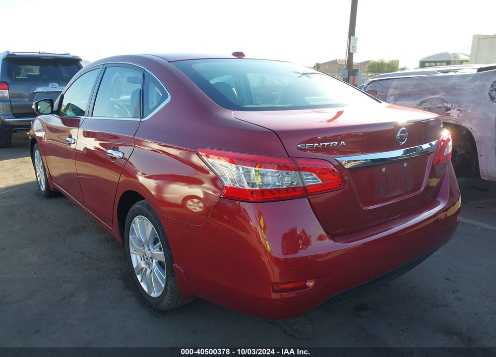 2015 NISSAN SENTRA SL VIN: 3N1AB7AP1FY296683