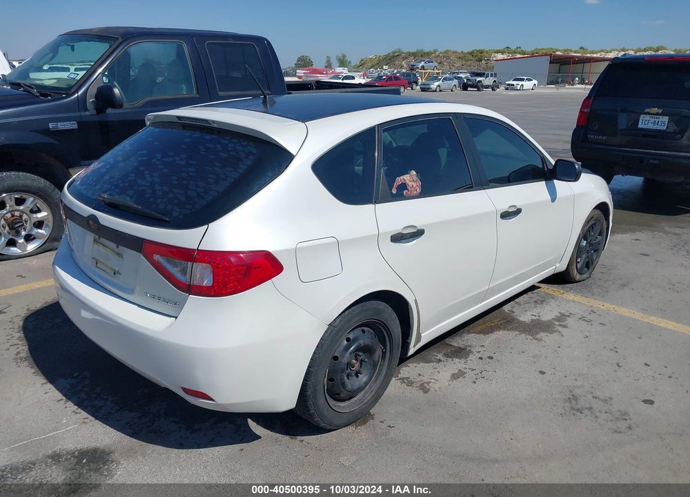 2008 SUBARU IMPREZA 2.5I VIN: JF1GH61628H836022