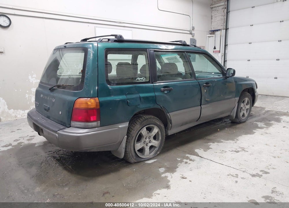 1999 SUBARU FORESTER S VIN: JF1SF6552XH732923
