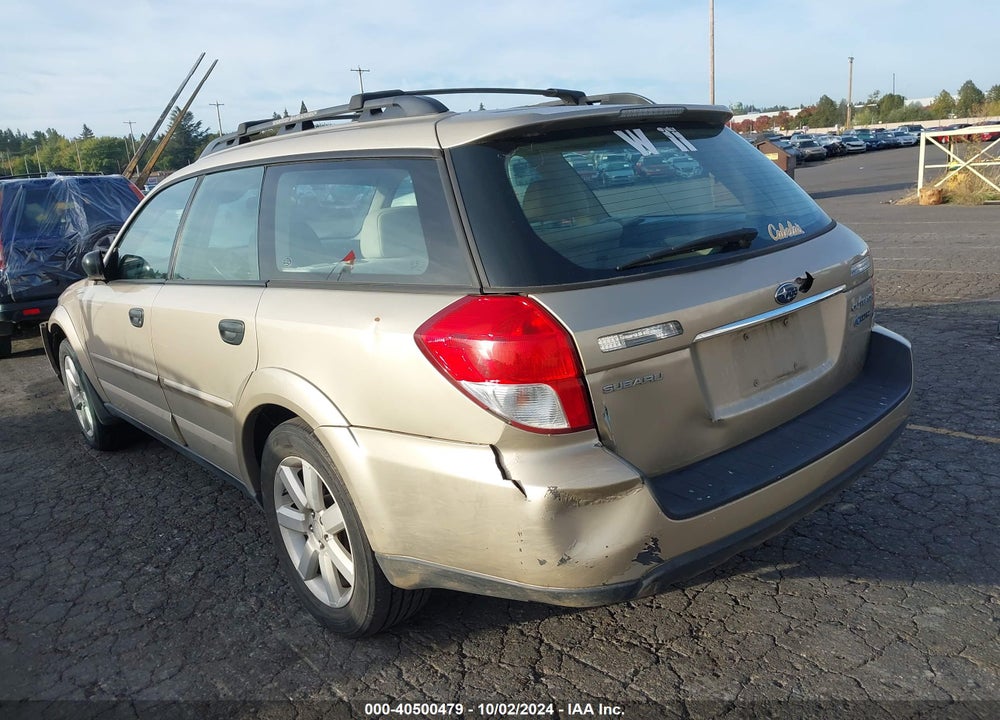 2008 SUBARU OUTBACK 2.5I/2.5I L.L. BEAN EDITION VIN: 4S4BP61C587354532