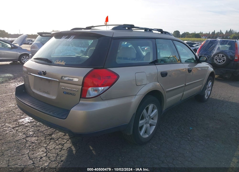 2008 SUBARU OUTBACK 2.5I/2.5I L.L. BEAN EDITION VIN: 4S4BP61C587354532
