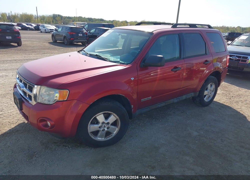 2008 FORD ESCAPE XLT VIN: 1FMCU93158KA16989