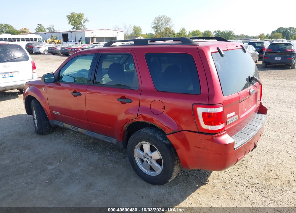 2008 FORD ESCAPE XLT VIN: 1FMCU93158KA16989
