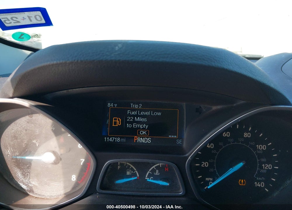 2018 FORD ESCAPE S VIN: 1FMCU0F73JUA84553
