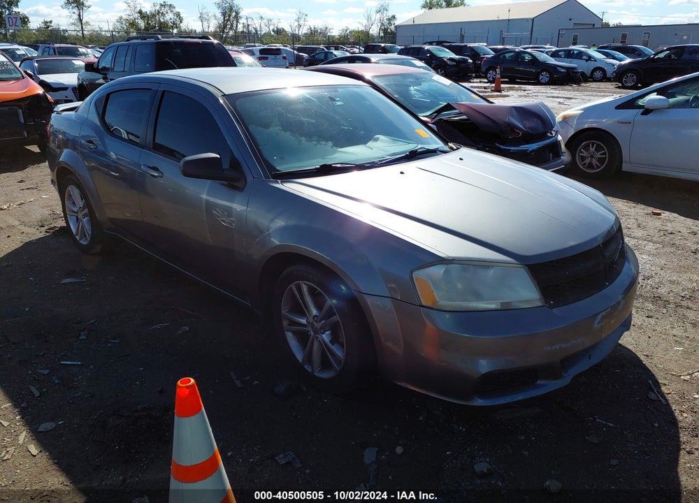 2013 DODGE AVENGER SE V6 VIN: 1C3CDZAG1DN552749