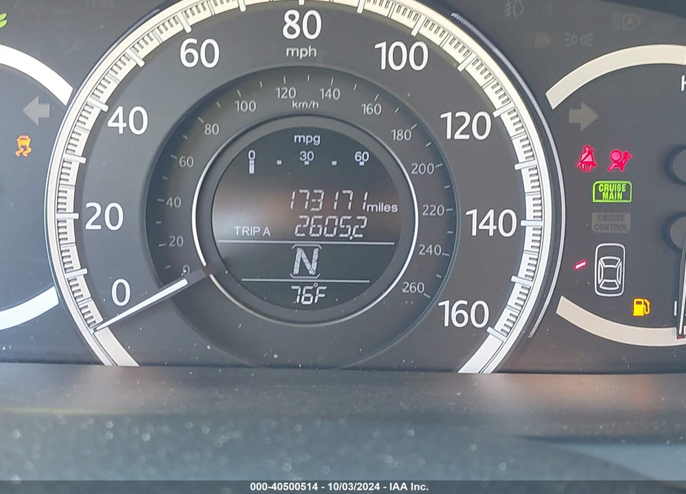 2013 HONDA ACCORD EX-L VIN: 1HGCR2F82DA153749