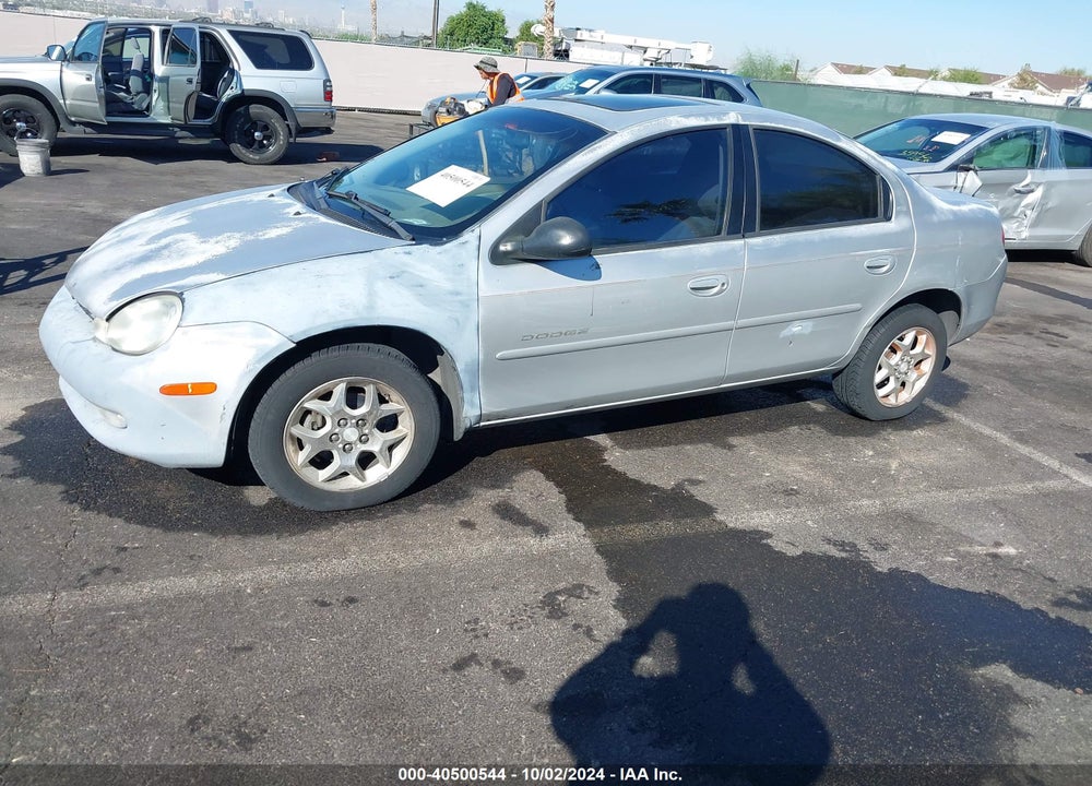 2000 DODGE NEON HIGHLINE VIN: 1B3ES46C1YD874260
