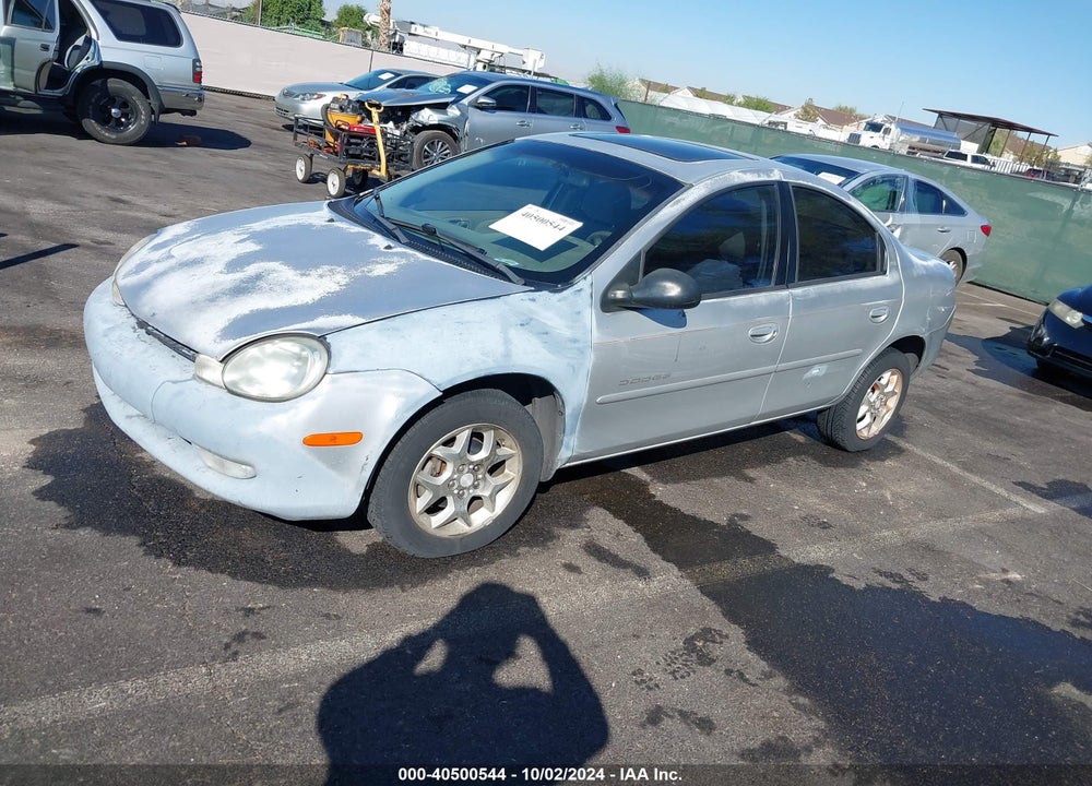 2000 DODGE NEON HIGHLINE VIN: 1B3ES46C1YD874260
