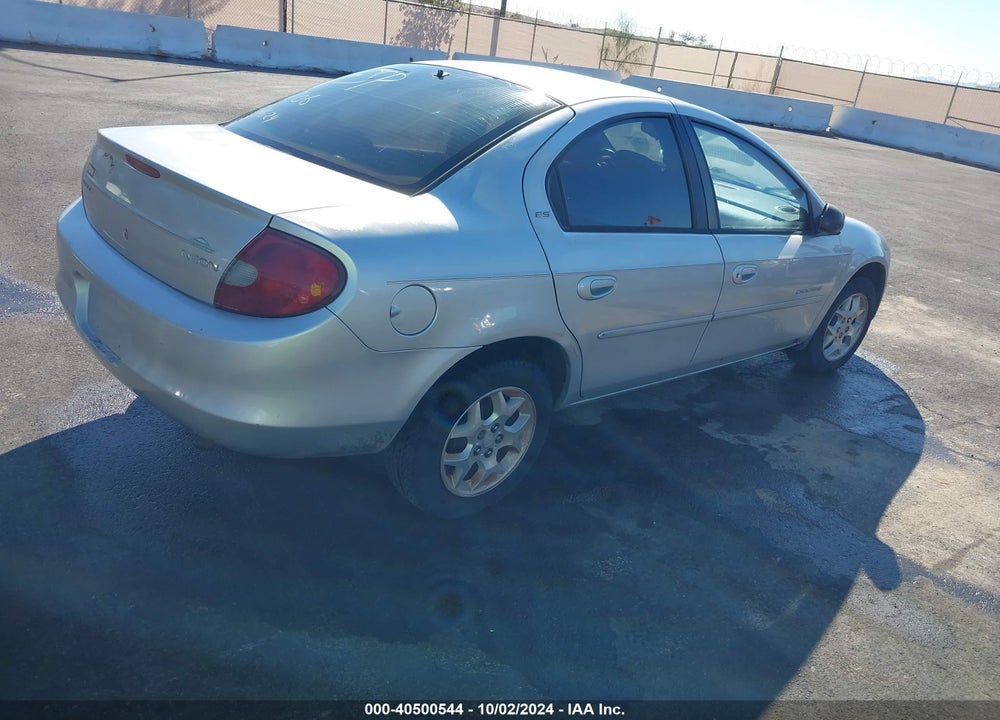 2000 DODGE NEON HIGHLINE VIN: 1B3ES46C1YD874260