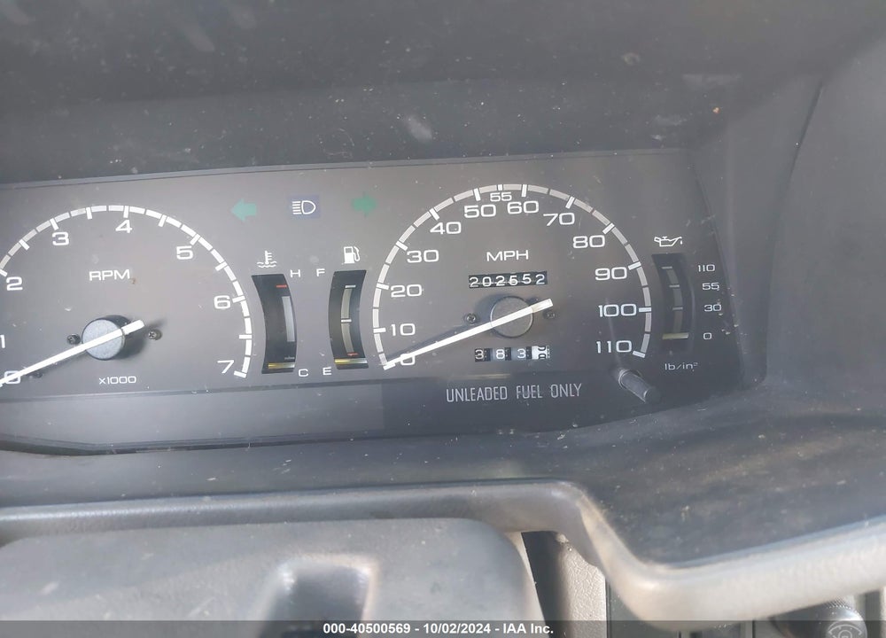 1992 ISUZU RODEO S/LS/XS VIN: 4S2CY58Z9N4308813