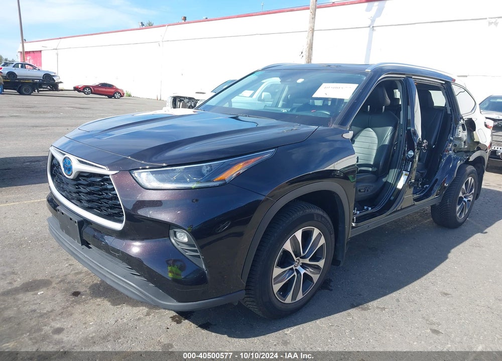 2021 TOYOTA HIGHLANDER HYBRID XLE VIN: 5TDGBRCH9MS064653