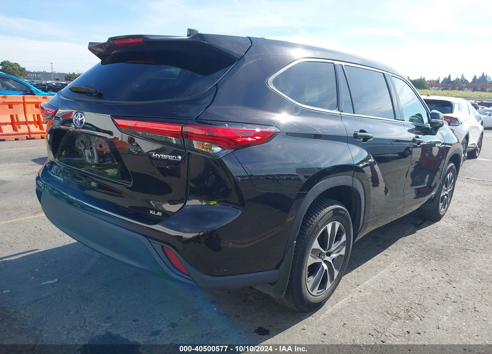 2021 TOYOTA HIGHLANDER HYBRID XLE VIN: 5TDGBRCH9MS064653