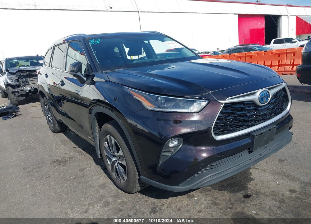 2021 TOYOTA HIGHLANDER HYBRID XLE VIN: 5TDGBRCH9MS064653
