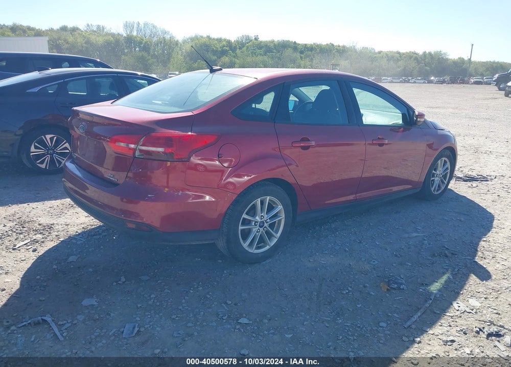 2015 FORD FOCUS SE VIN: 1FADP3F29FL268694