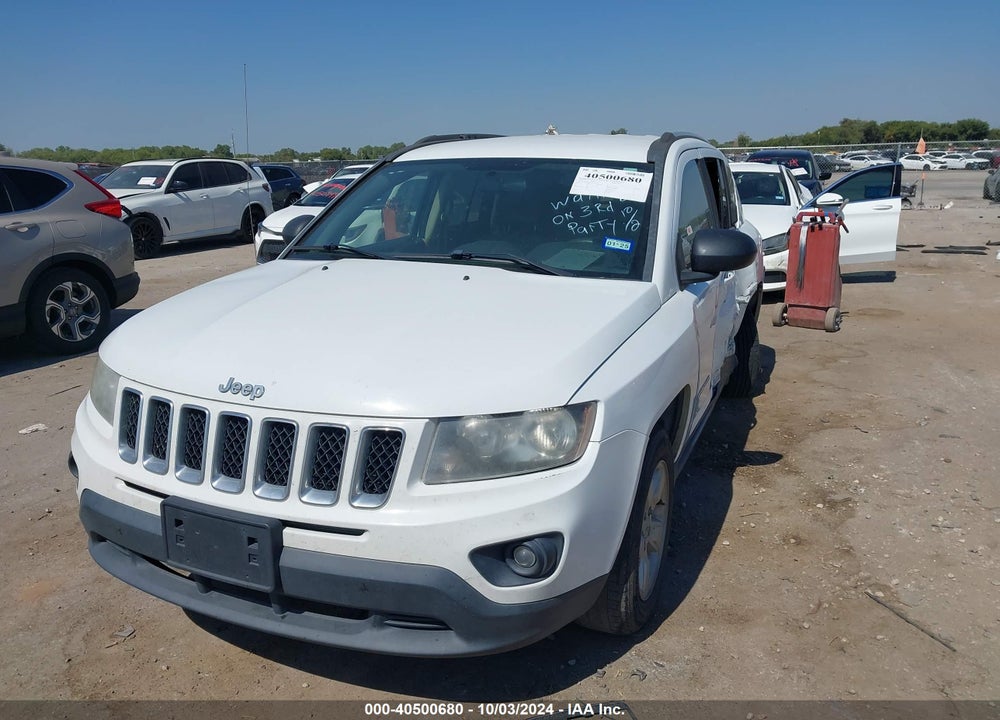 2014 JEEP COMPASS SPORT VIN: 1C4NJCBA6ED818164