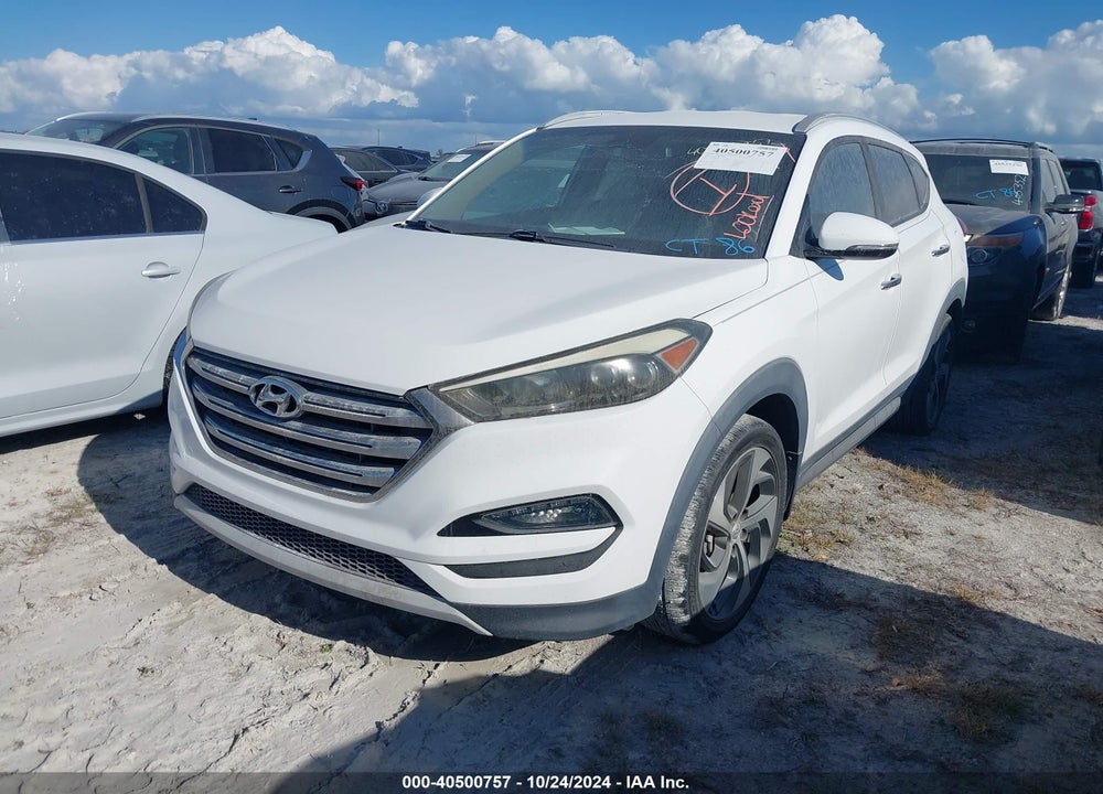 2017 HYUNDAI TUCSON LIMITED VIN: KM8J33A27HU321627