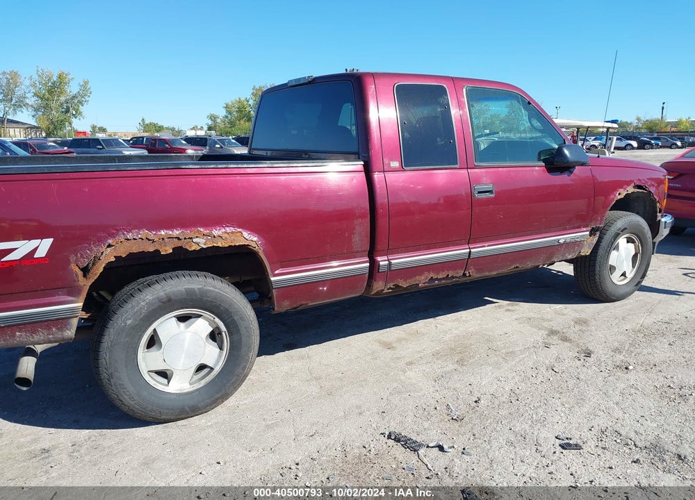 1997 CHEVROLET K1500 FLEETSIDE VIN: 2GCEK19R4V1207770