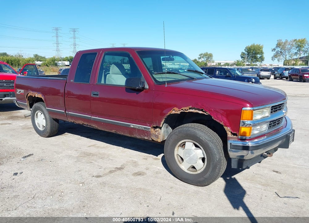 1997 CHEVROLET K1500 FLEETSIDE VIN: 2GCEK19R4V1207770