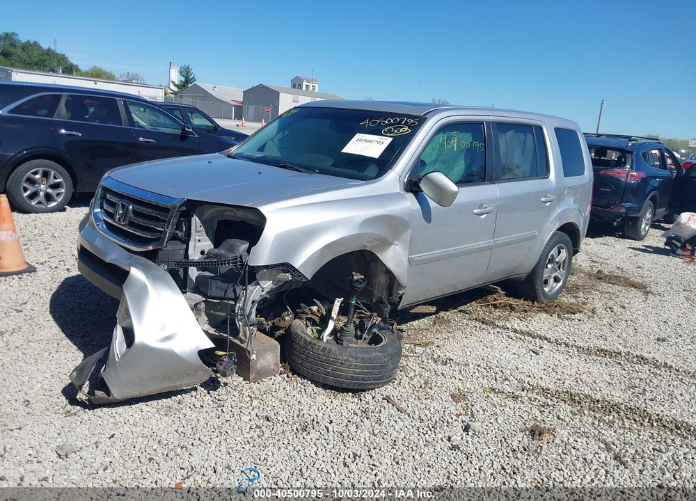 2012 HONDA PILOT EX-L VIN: 5FNYF4H59CB060910