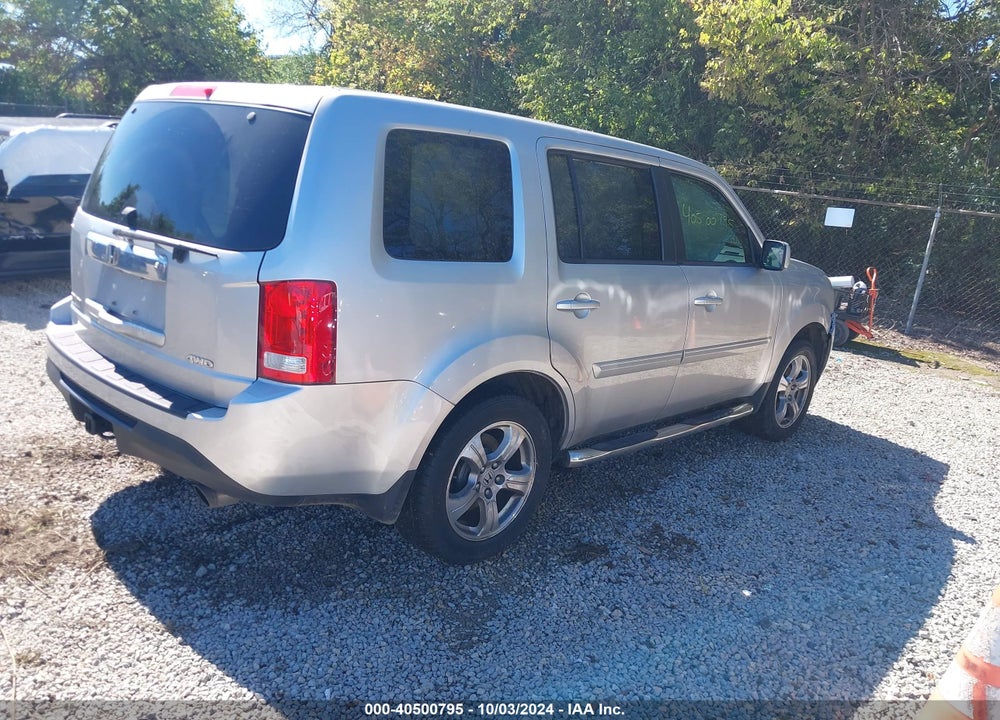 2012 HONDA PILOT EX-L VIN: 5FNYF4H59CB060910