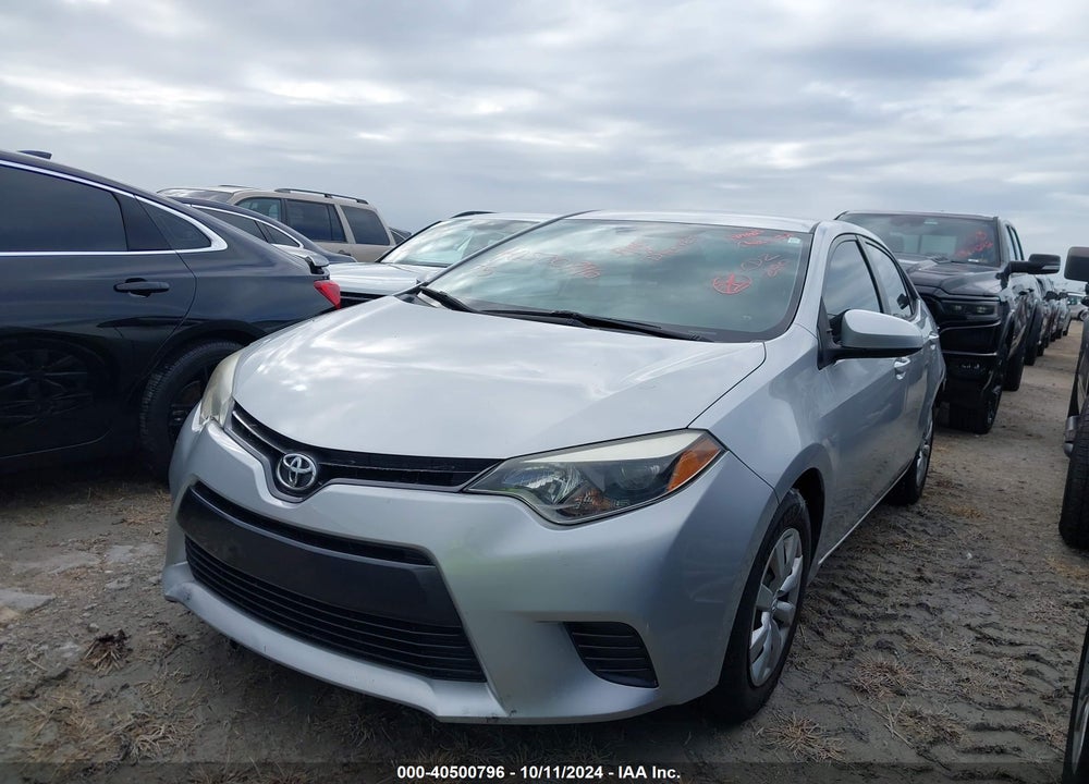 2016 TOYOTA COROLLA LE VIN: 5YFBURHE9GP548869