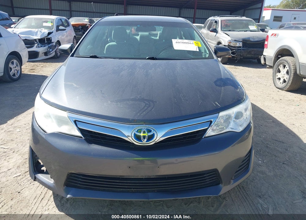 2013 TOYOTA CAMRY HYBRID LE VIN: 4T1BD1FK2DU078480