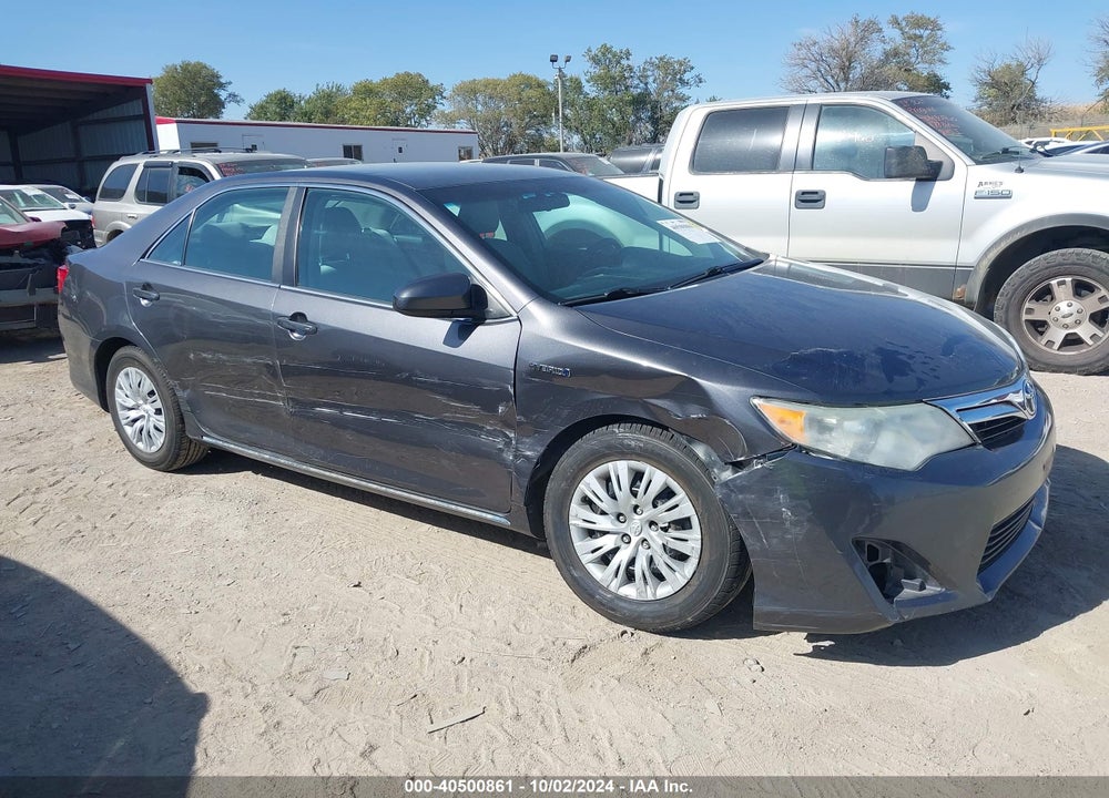 2013 TOYOTA CAMRY HYBRID LE VIN: 4T1BD1FK2DU078480