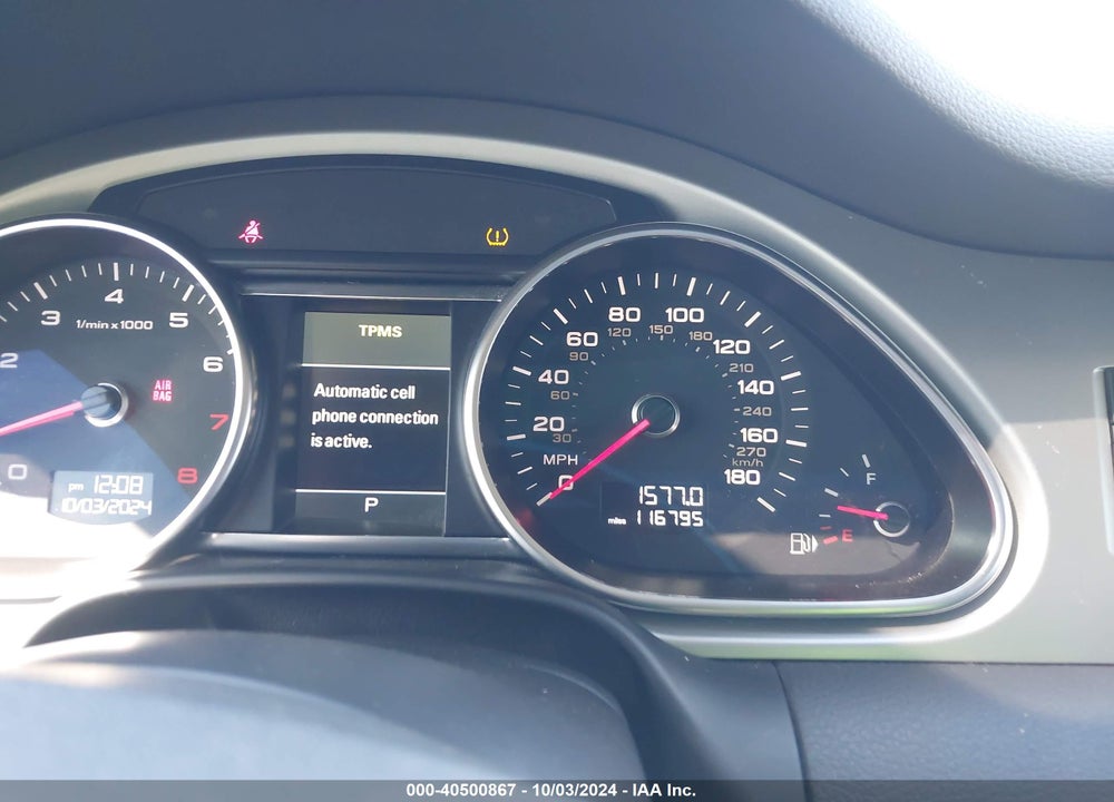 2013 AUDI Q7 3.0T PREMIUM VIN: WA1LGBFE7DD005079