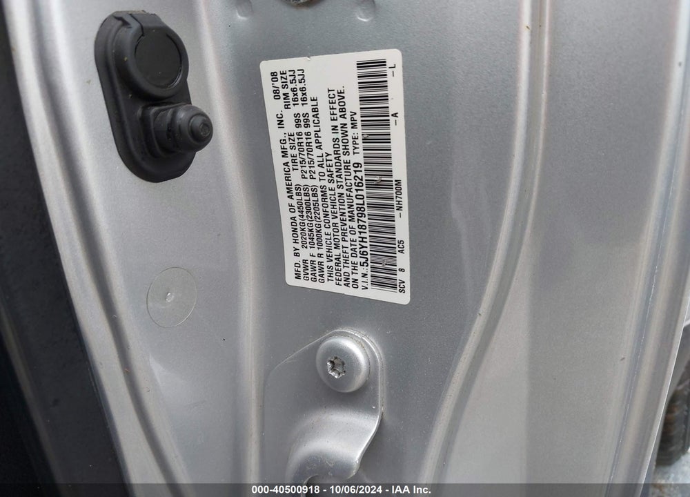 2008 HONDA ELEMENT EX VIN: 5J6YH18798L016219