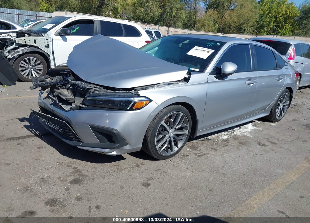2022 HONDA CIVIC TOURING VIN: 2HGFE1F92NH300957