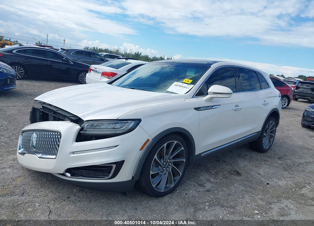 2019 LINCOLN NAUTILUS RESERVE VIN: 2LMPJ6L91KBL19823