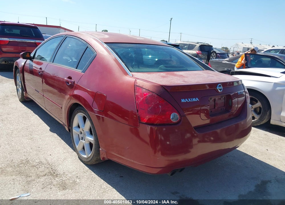 2006 NISSAN MAXIMA 3.5 SE VIN: 1N4BA41E96C866333