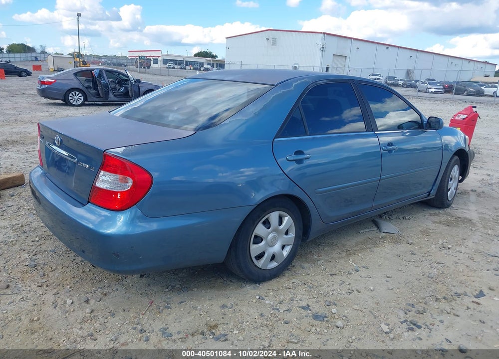 2004 TOYOTA CAMRY LE VIN: 4T1BE32K04U841112