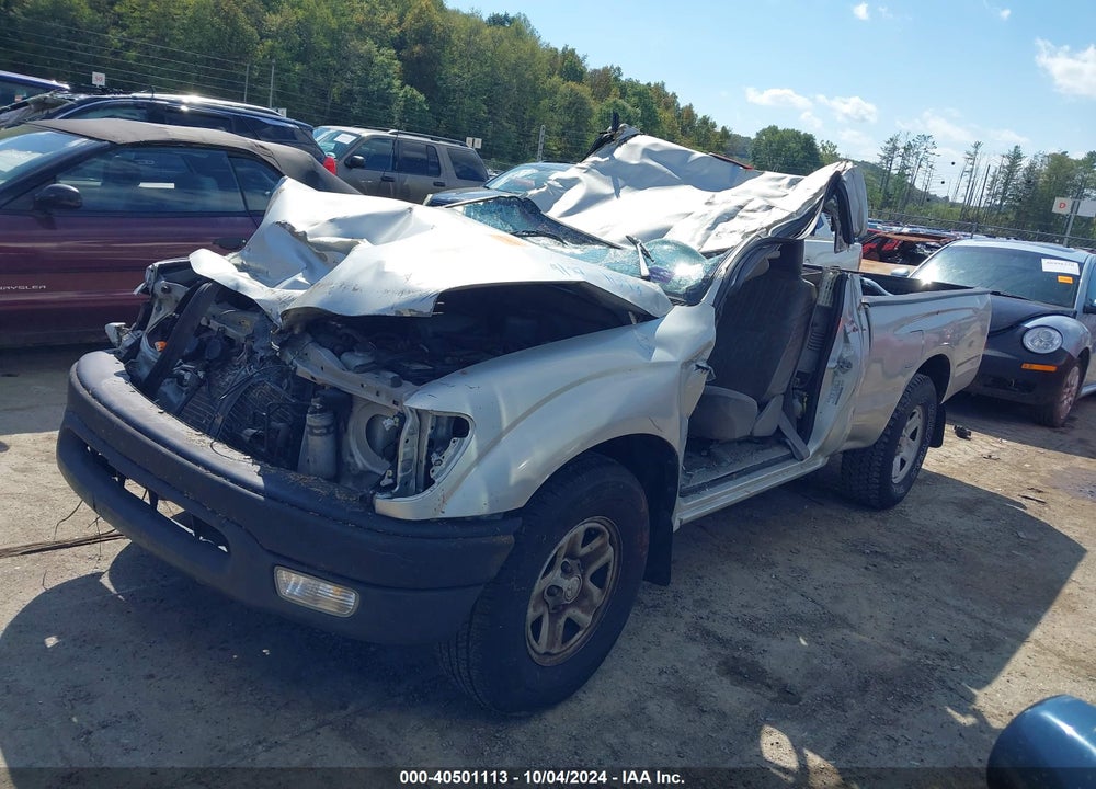 2002 TOYOTA TACOMA VIN: 5TENL42N72Z032783