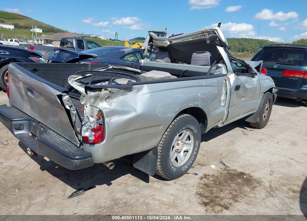 2002 TOYOTA TACOMA VIN: 5TENL42N72Z032783