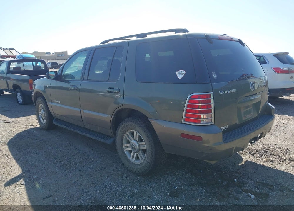 2002 MERCURY MOUNTAINEER VIN: 4M2ZU86K42UJ34504