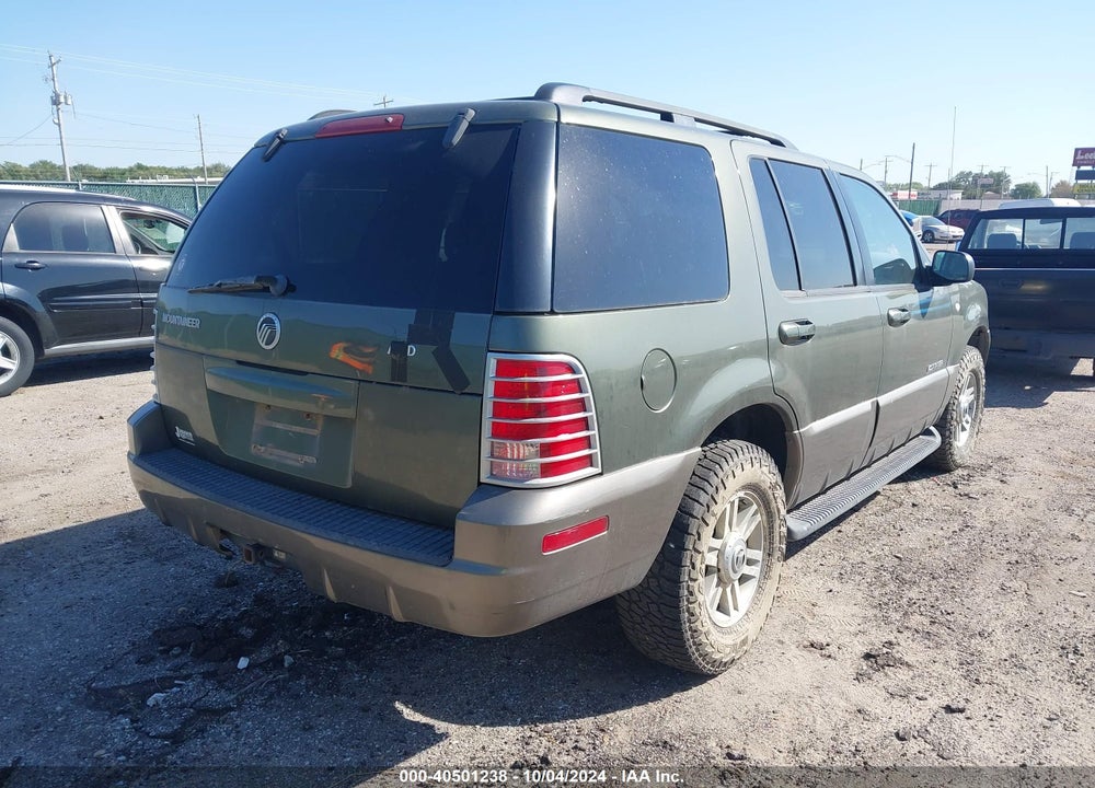 2002 MERCURY MOUNTAINEER VIN: 4M2ZU86K42UJ34504