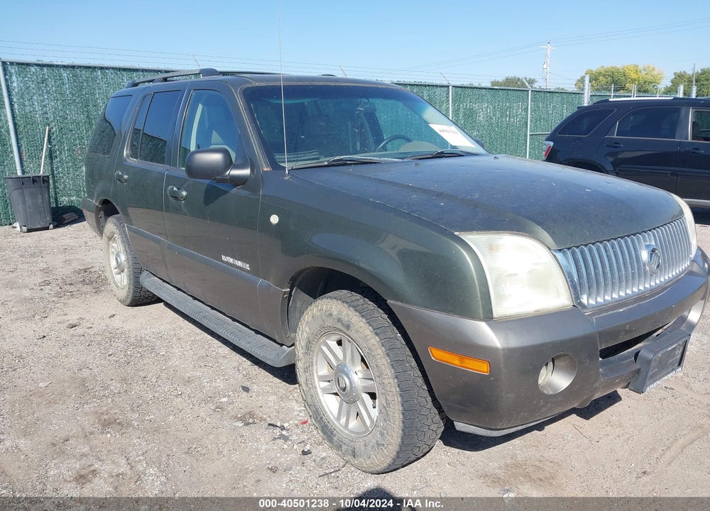2002 MERCURY MOUNTAINEER VIN: 4M2ZU86K42UJ34504