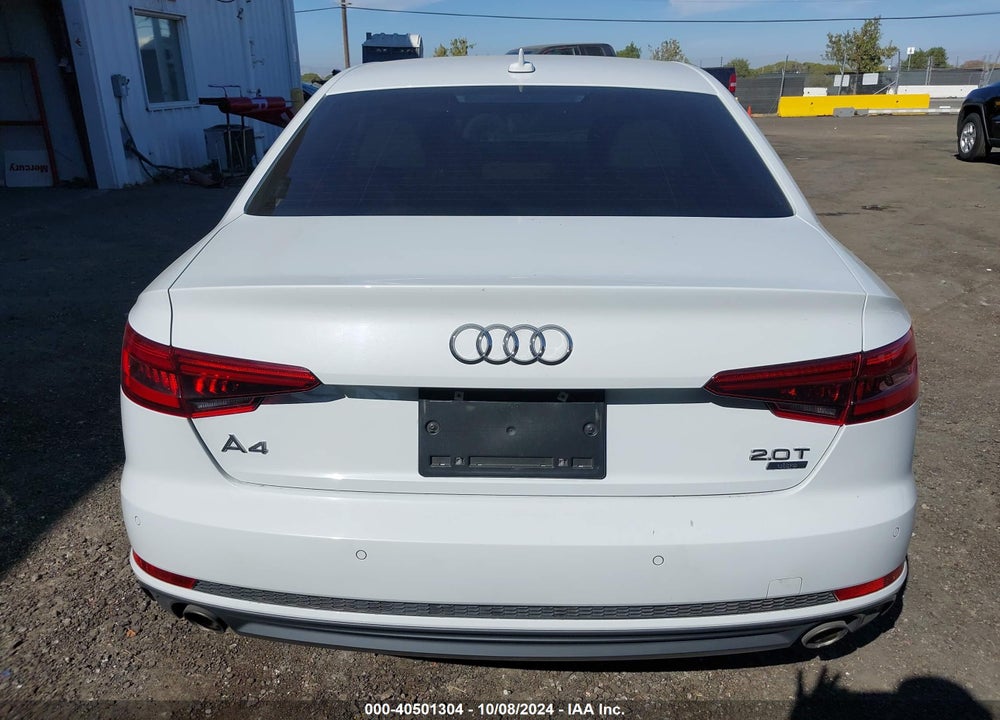 2017 AUDI A4 2.0T ULTRA PREMIUM VIN: WAULMAF47HN045059
