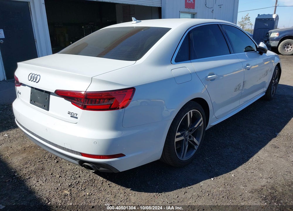 2017 AUDI A4 2.0T ULTRA PREMIUM VIN: WAULMAF47HN045059