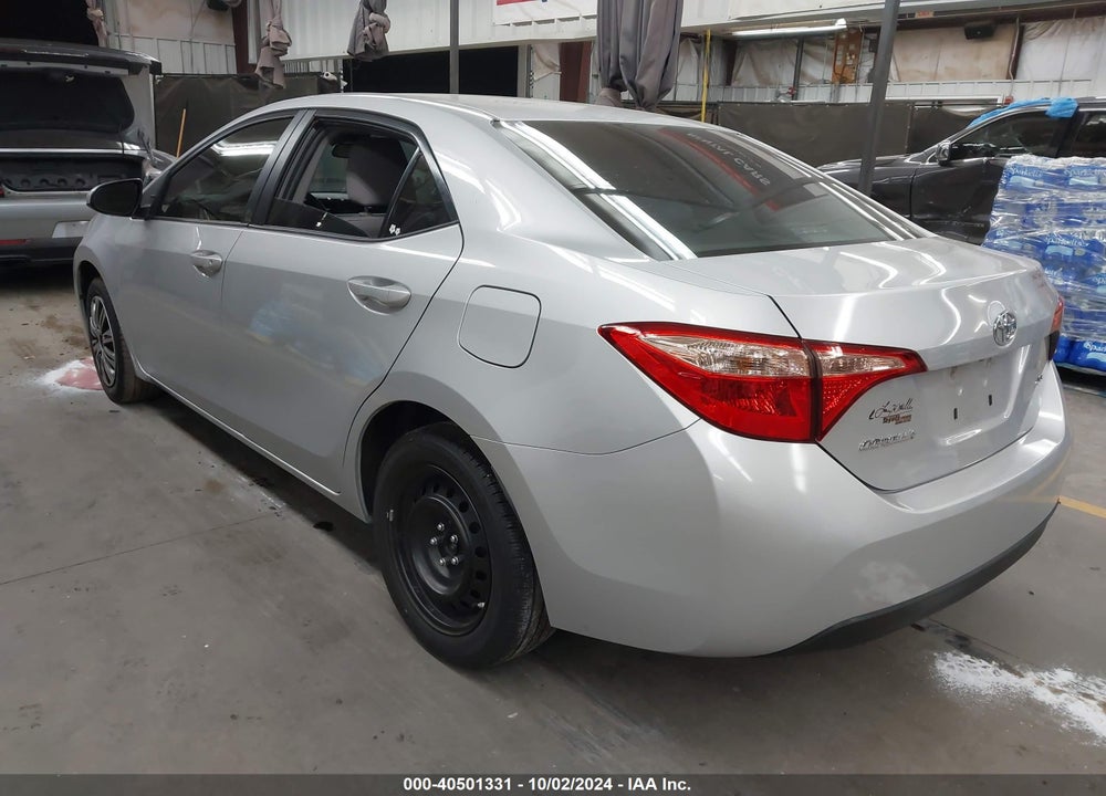 2018 TOYOTA COROLLA LE VIN: 2T1BURHE6JC082860