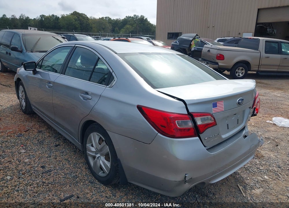 2015 SUBARU LEGACY 2.5I VIN: 4S3BNAA62F3011009