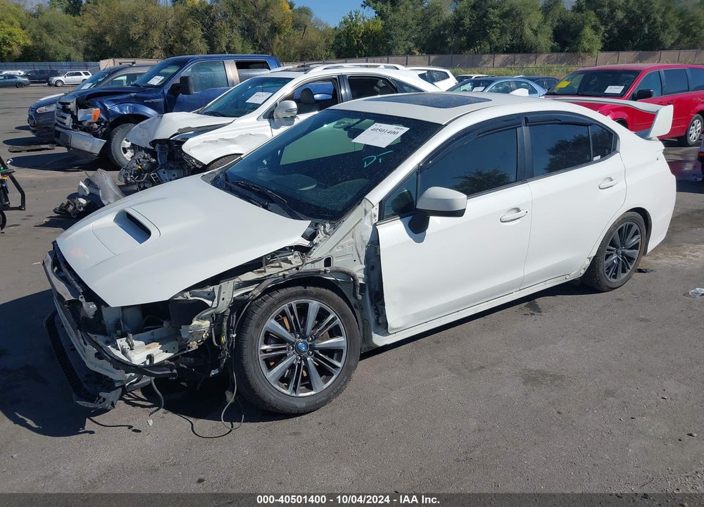 2015 SUBARU WRX PREMIUM VIN: JF1VA1D66F9802781