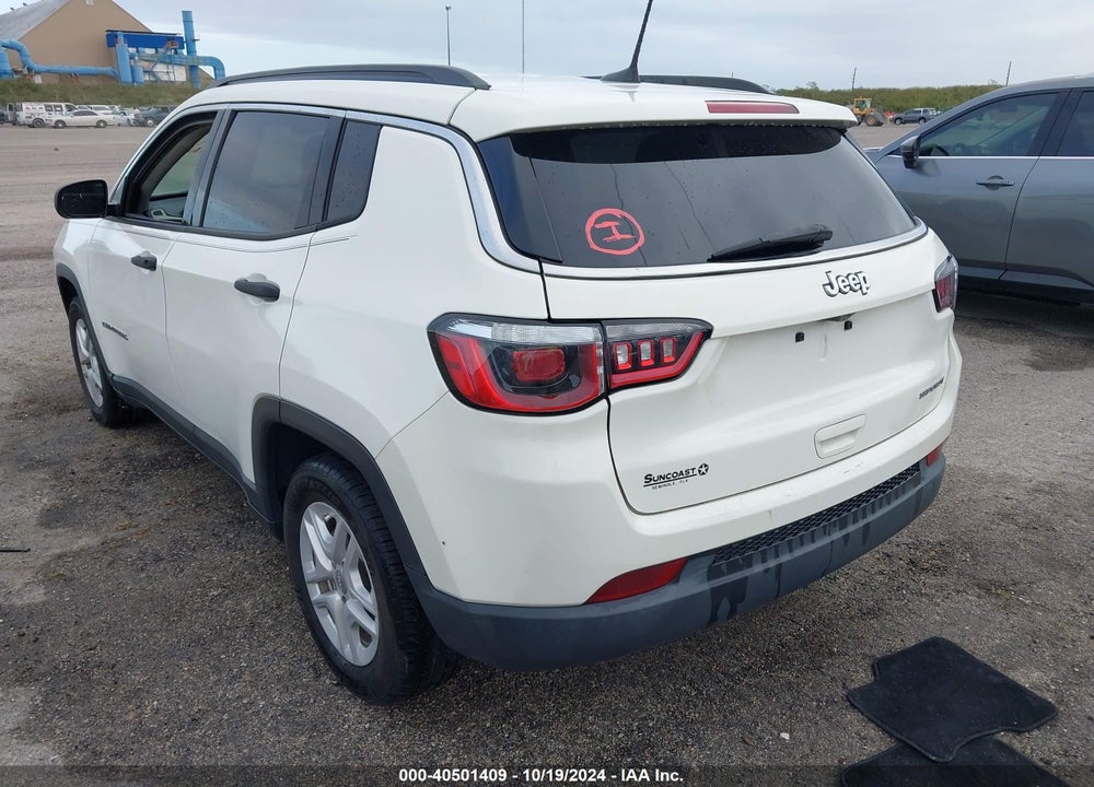 2020 JEEP COMPASS SPORT FWD VIN: 3C4NJCAB9LT102618