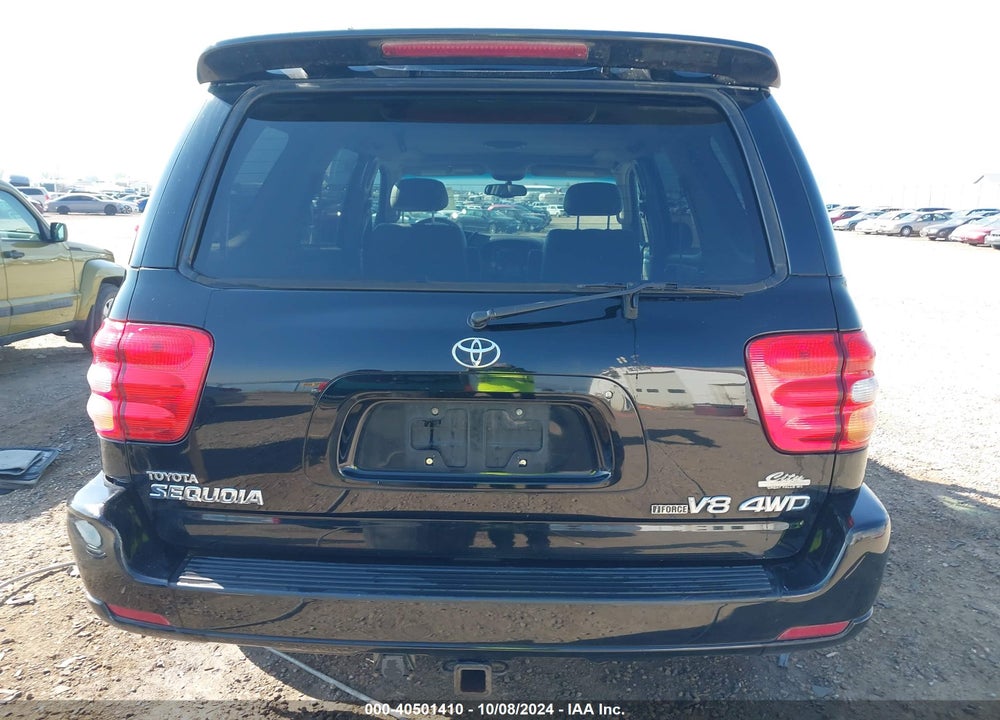2003 TOYOTA SEQUOIA LIMITED V8 VIN: 5TDBT48A63S153343