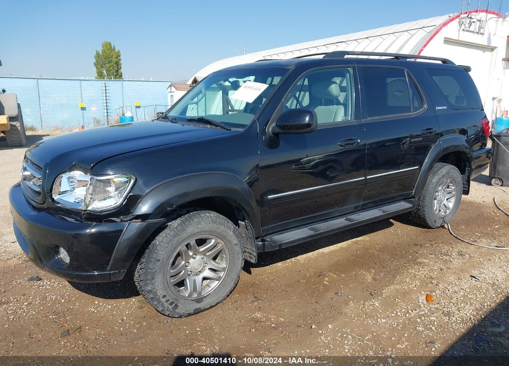2003 TOYOTA SEQUOIA LIMITED V8 VIN: 5TDBT48A63S153343