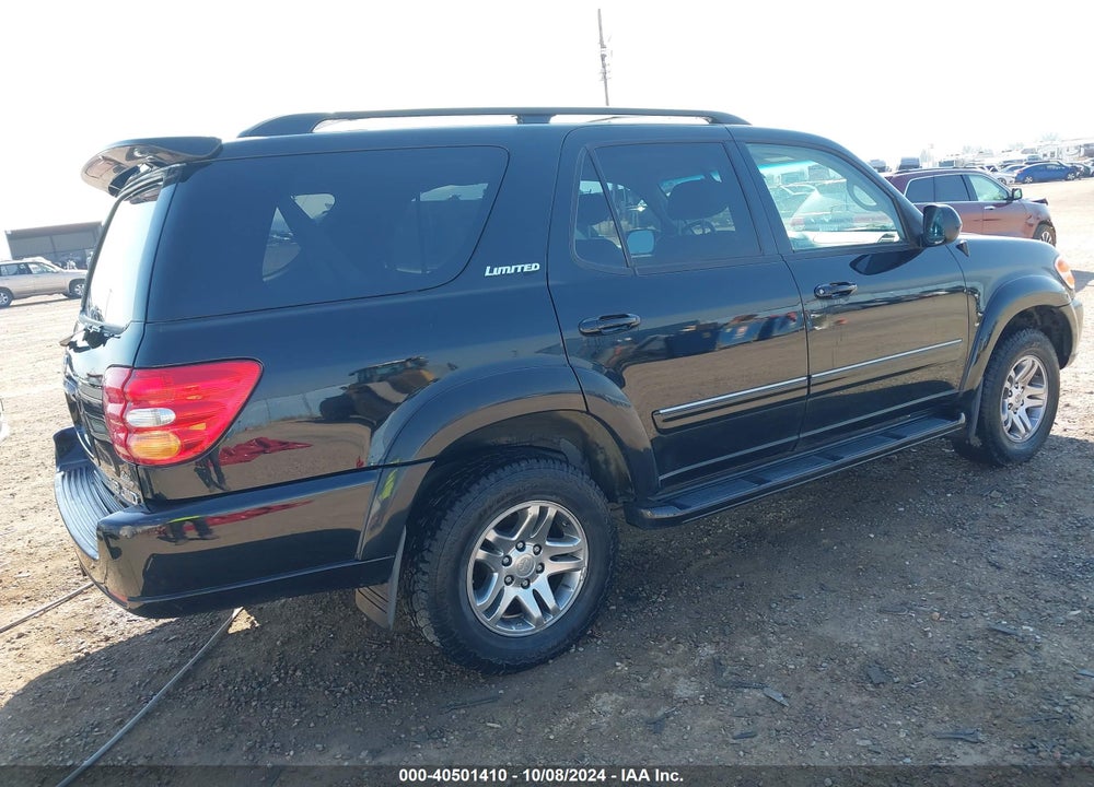 2003 TOYOTA SEQUOIA LIMITED V8 VIN: 5TDBT48A63S153343